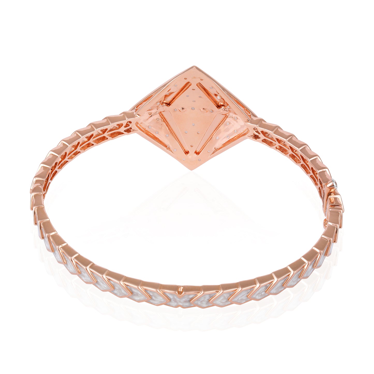 Diamond Studded Exquisite Enamel Vera Bracelet