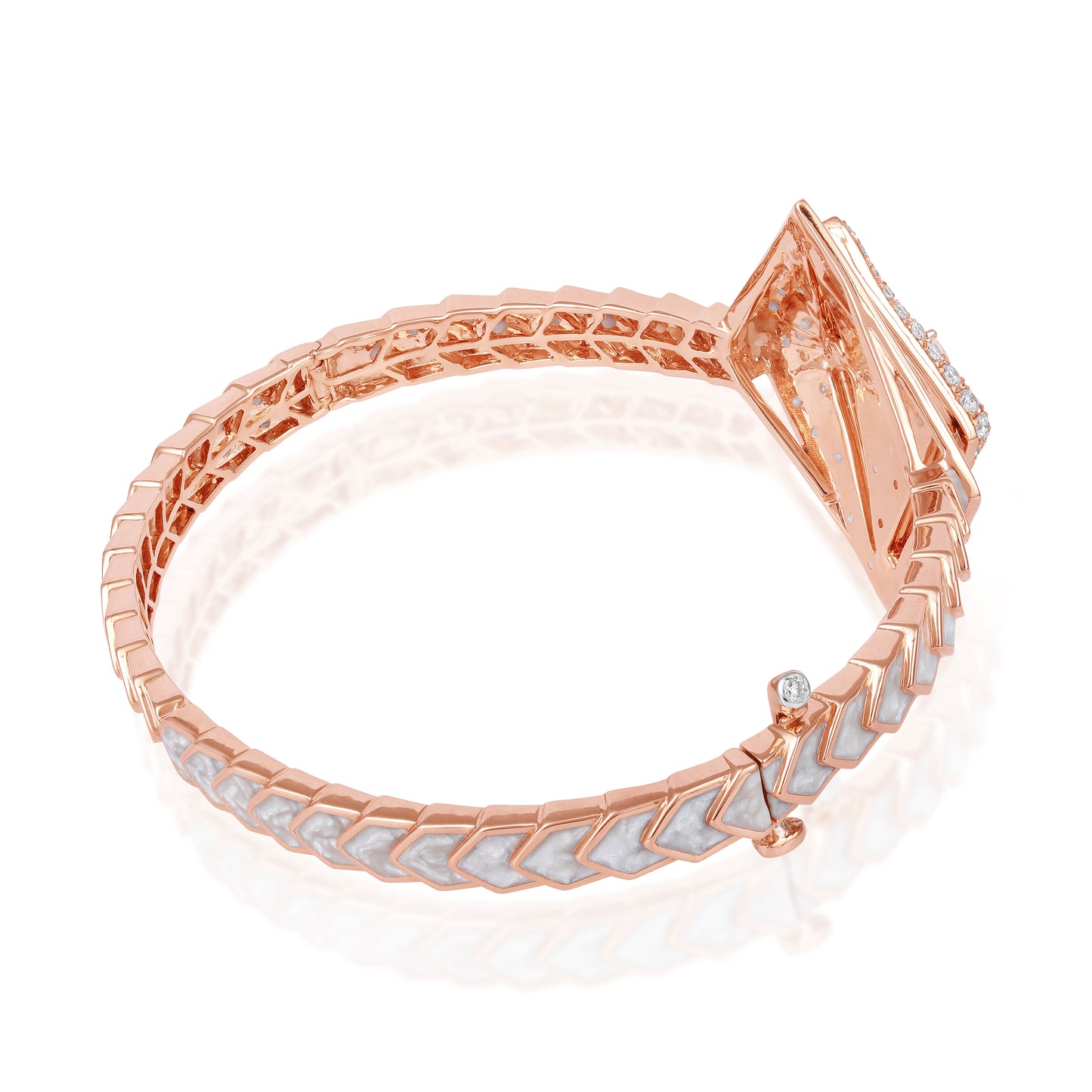 Diamond Studded Exquisite Enamel Vera Bracelet