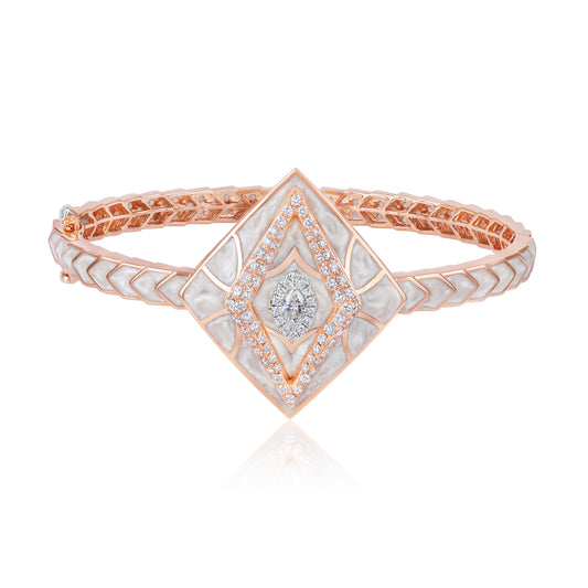 Diamond Studded Exquisite Enamel Vera Bracelet