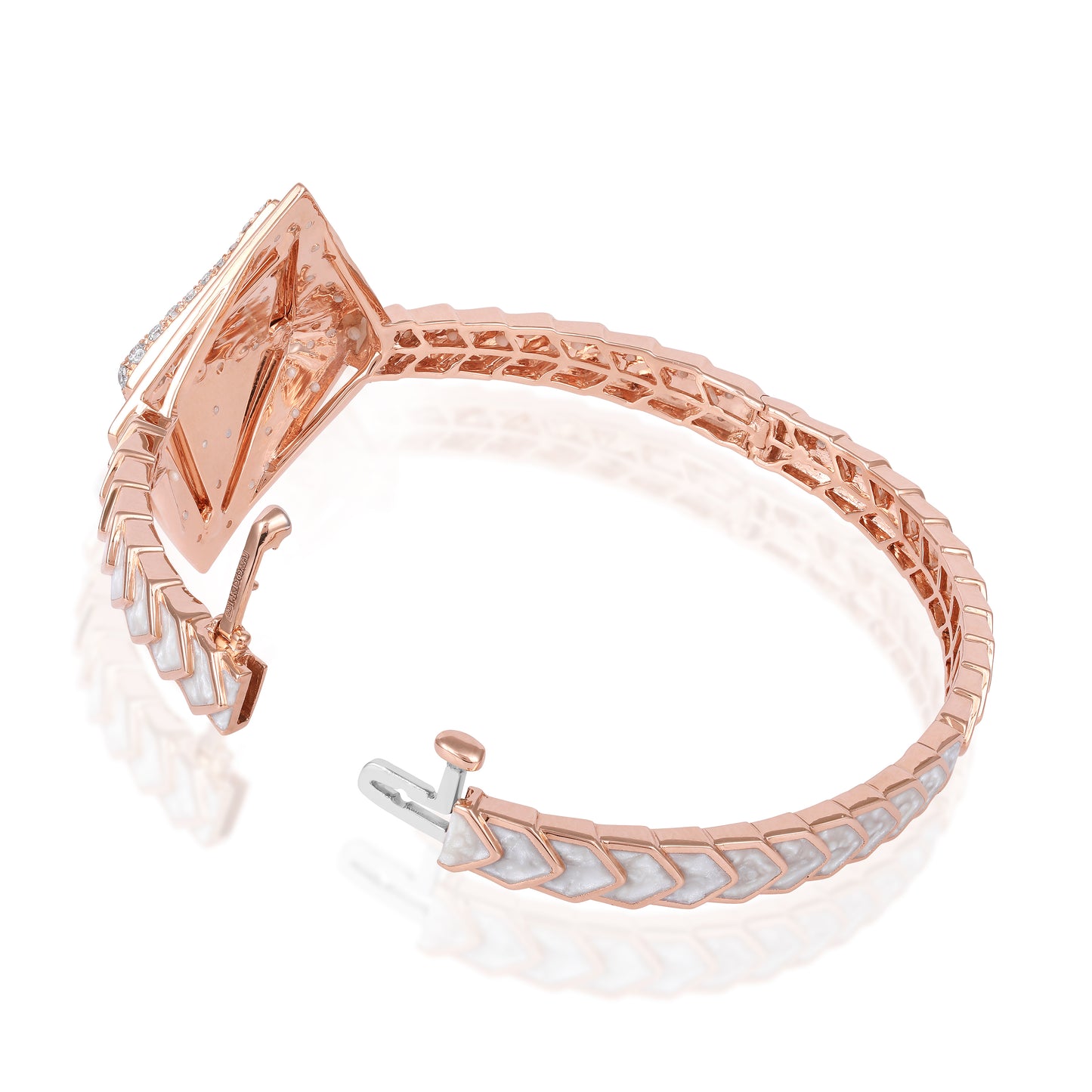Diamond Studded Exquisite Enamel Vera Bracelet