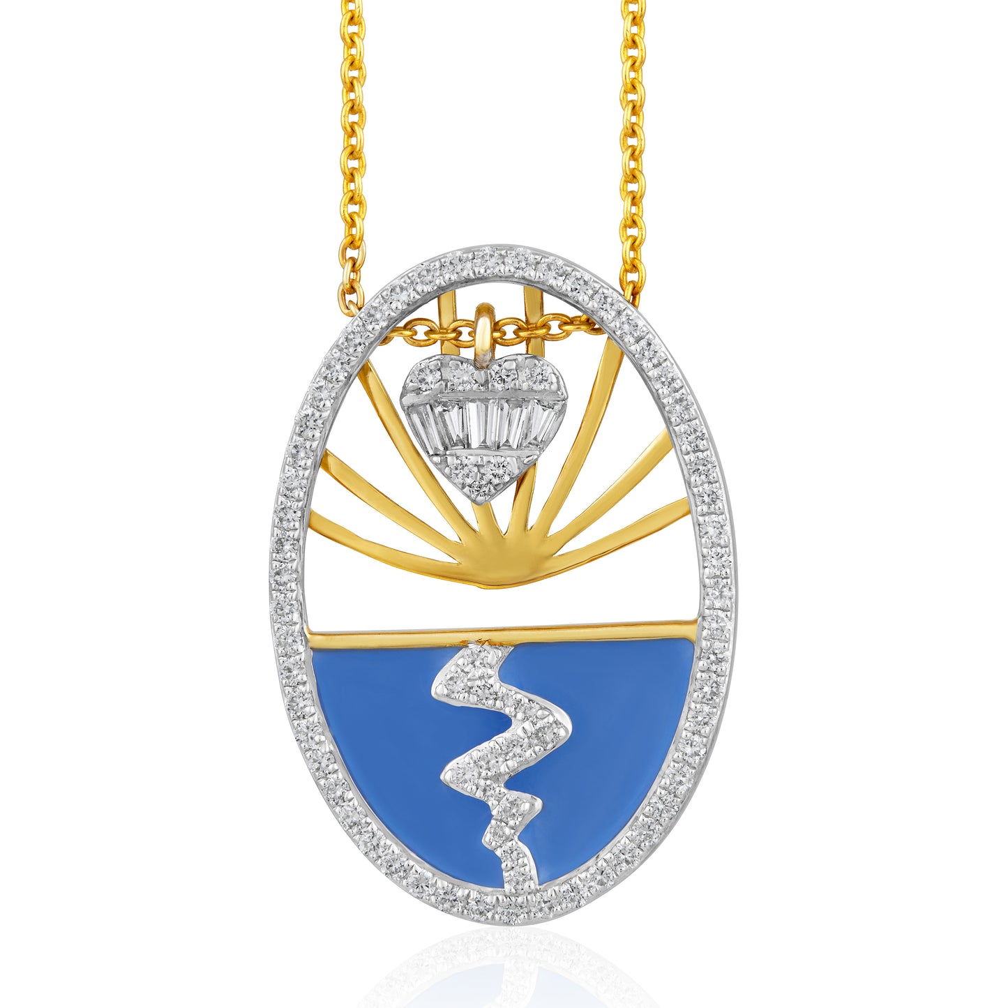 Lake of Love Pendant with Chain
