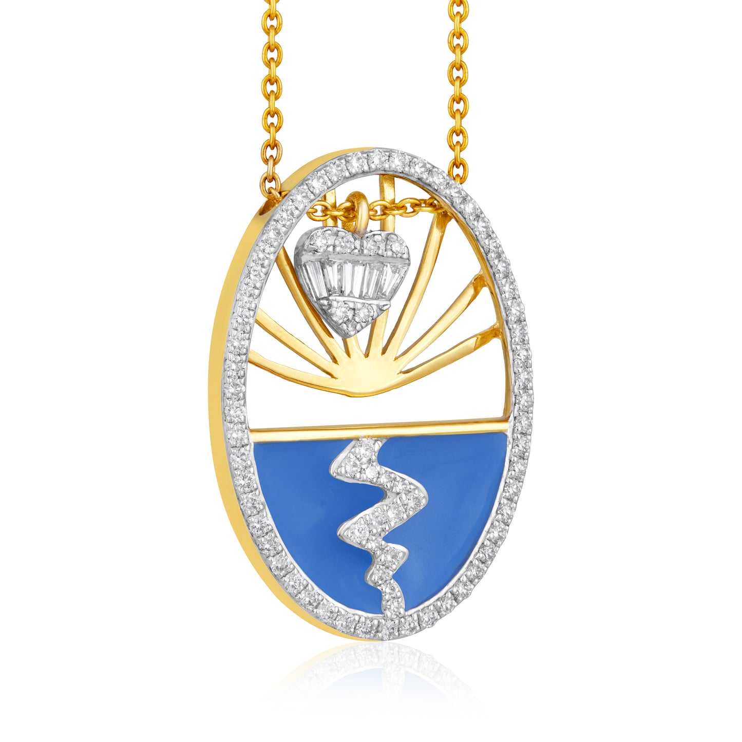 Lake of Love Pendant with Chain